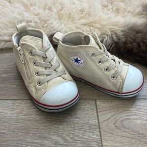 Rare!! Converse side zip high top sneakers